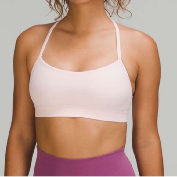 lululemon athletica Other - Pristine Lululemon Flow Y Bra Strawberry Milkshake Discontinued Size:6